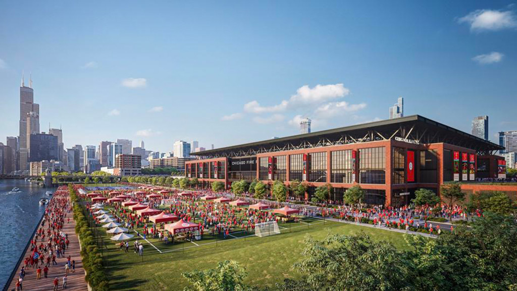 Chicago Fire FC stadium rendering