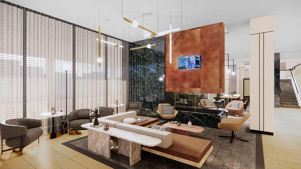 Sheraton Minneapolis Downtown lounge