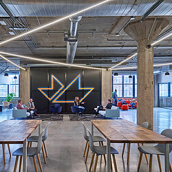 mHUB Chicago innovation center interior
