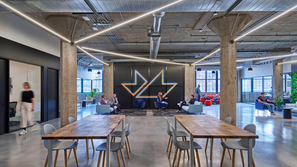 mHUB Chicago innovation center interior