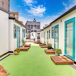 DignityMoves housing units created in partnership with Gensler.