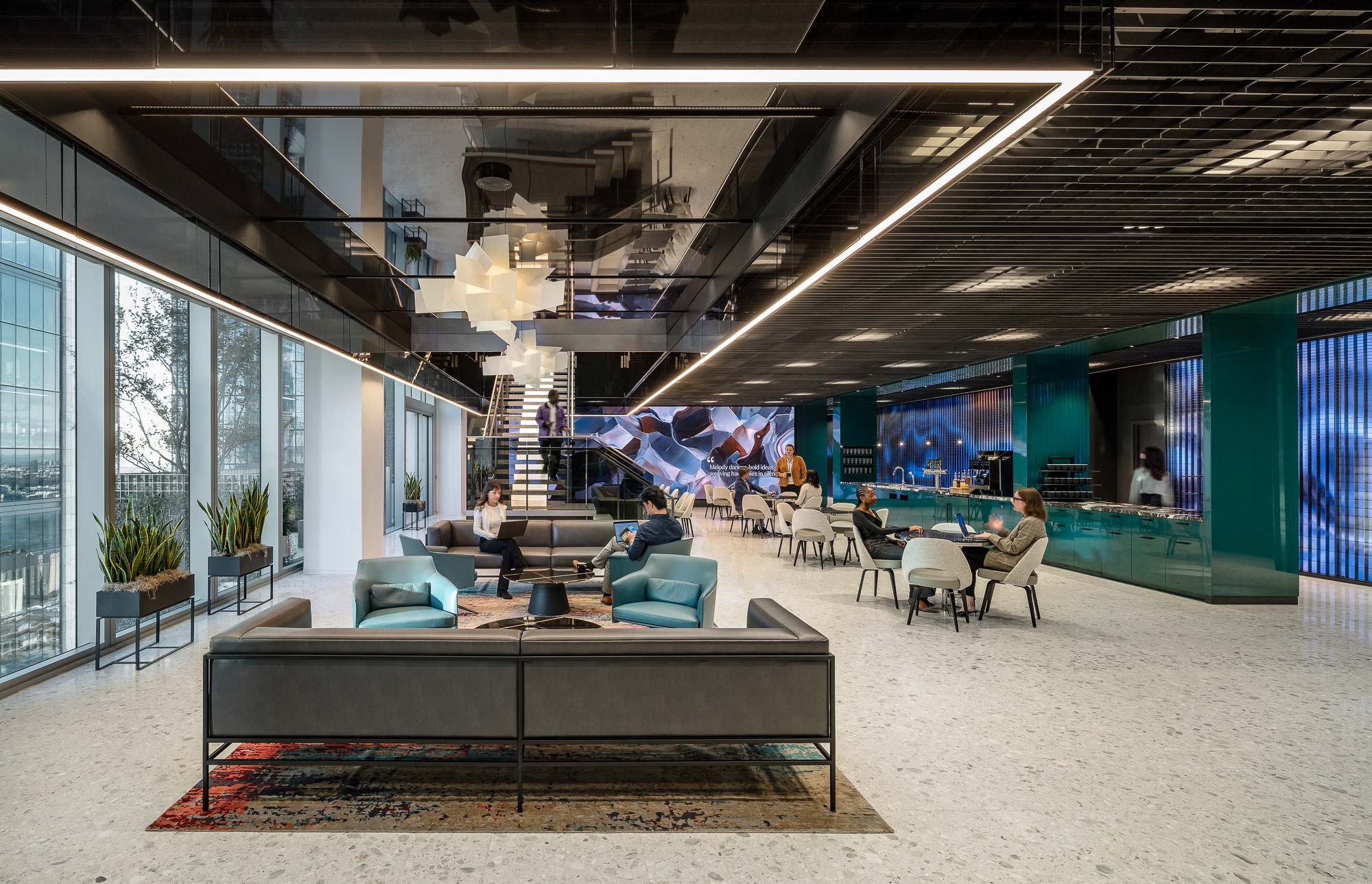 AllianceBernstein at Hudson Yards office interior
