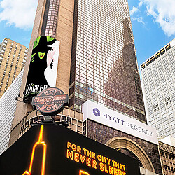 A sign in front of a building.