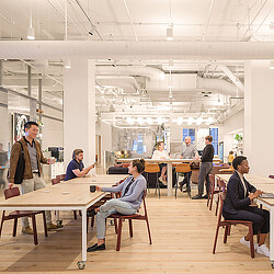 Gensler San Francisco office communal space