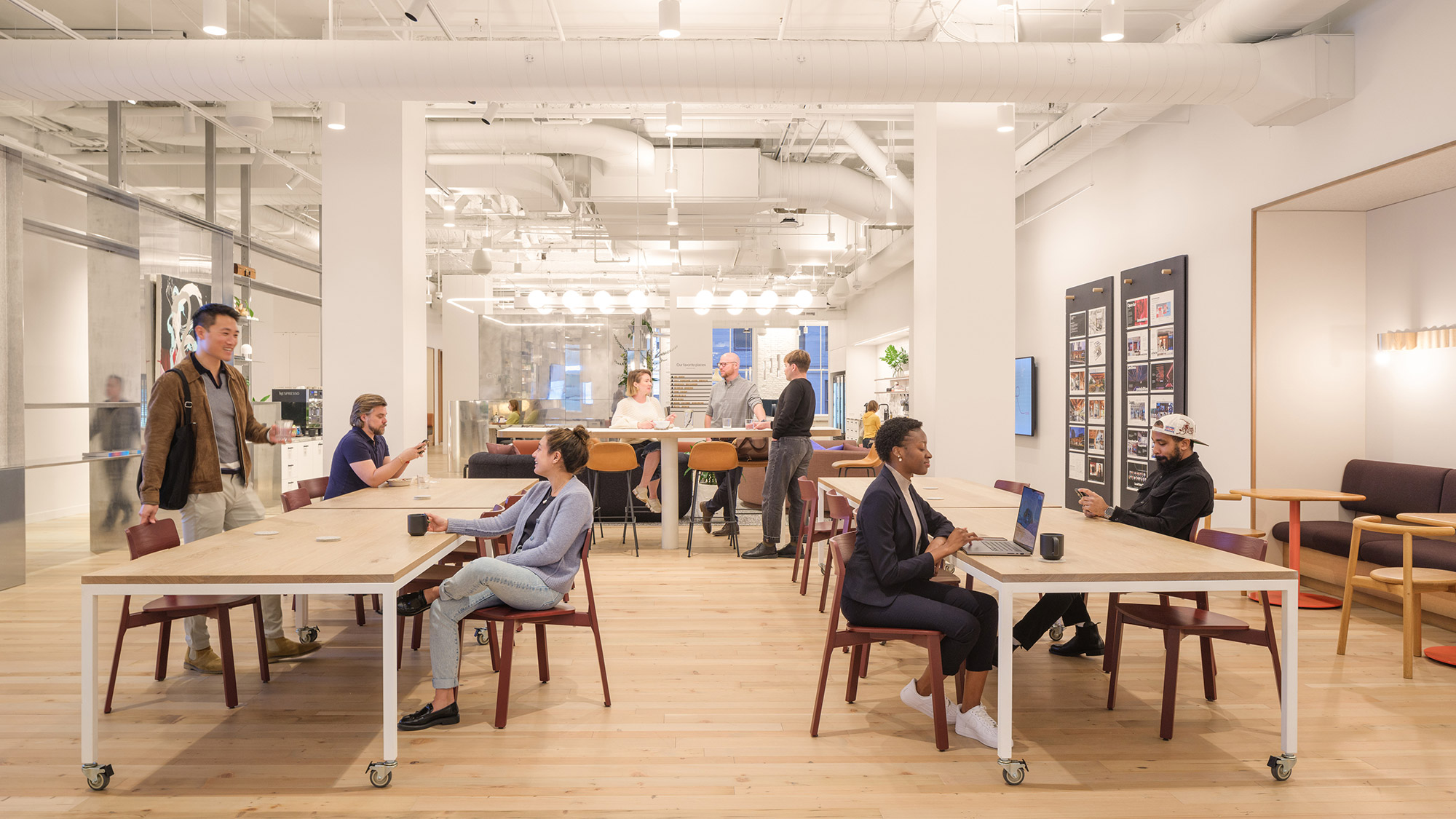 Gensler San Francisco office communal space