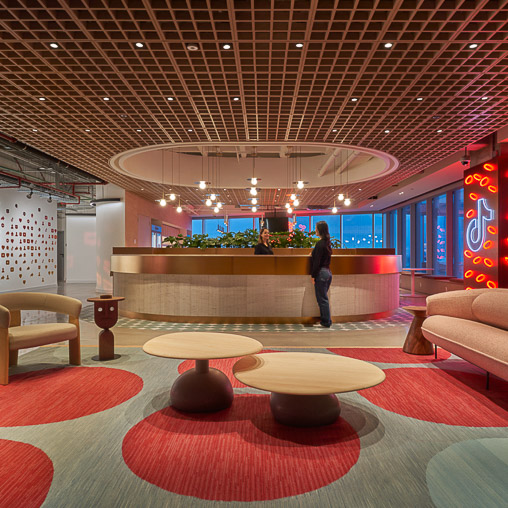 TikTok Mexico City reception area
