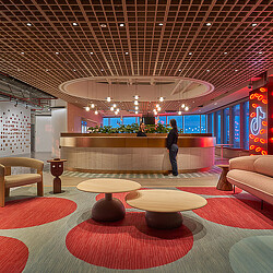 TikTok Mexico City reception area