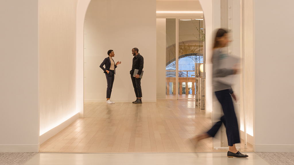 Gensler San Francisco office tunnel