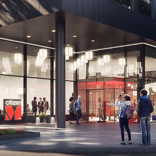 citizenM Hotel Opens at The Hub on Causeway in Boston ...